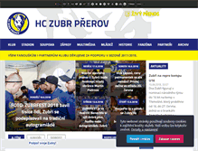 Tablet Screenshot of hokejprerov.cz